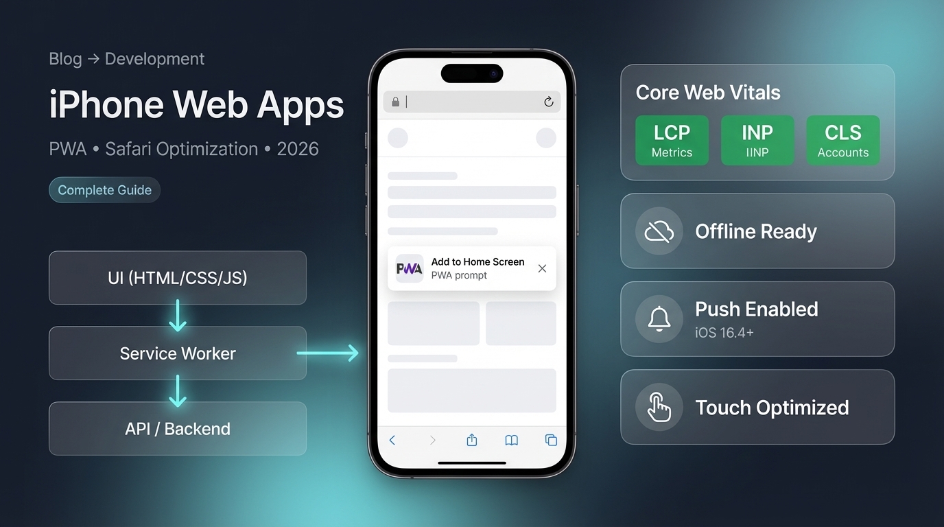 iPhone web app development complete guide 2026
