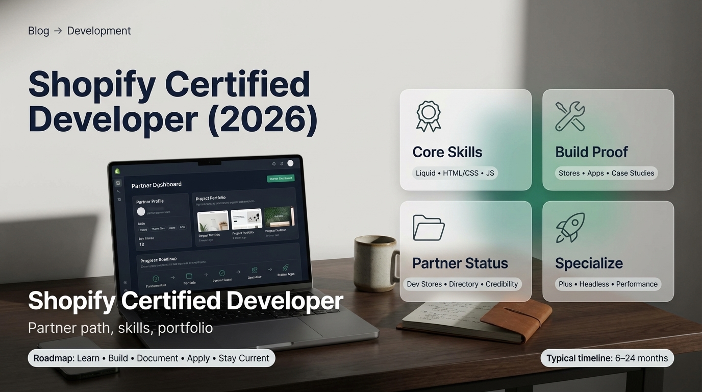 Shopify certified developer and partner certification guide 2026